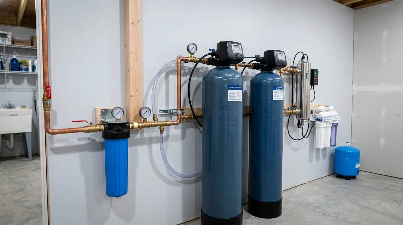 Water treatment systems installation