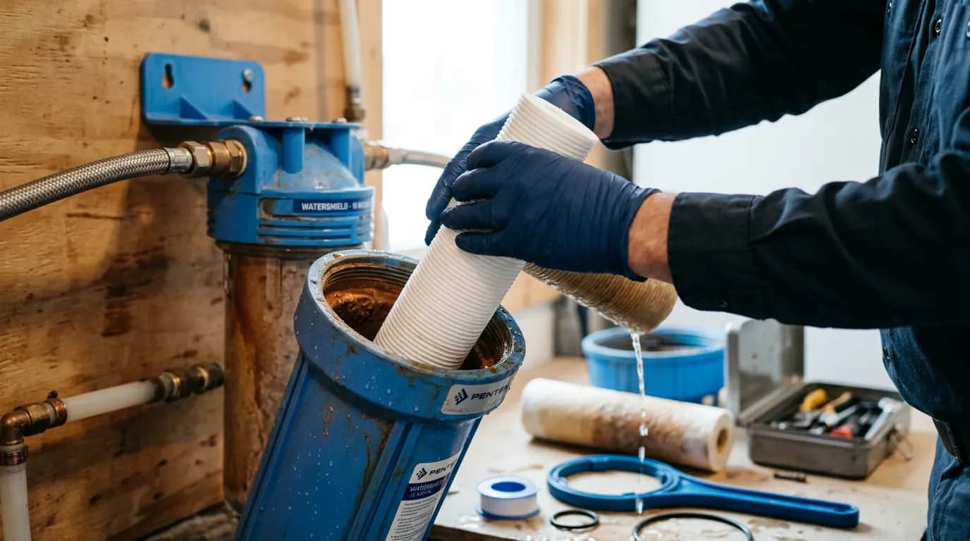 Water treatment systems repair
